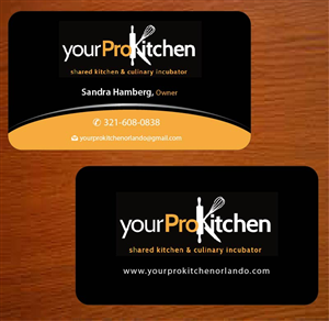 Business Card Design by Joy16589 for Your Pro Kitchen Orlando | Design: #3878407