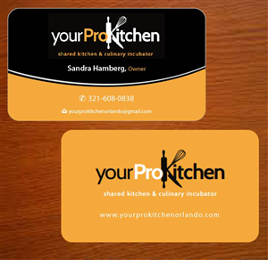 Business Card Design by Joy16589 for Your Pro Kitchen Orlando | Design: #3878423