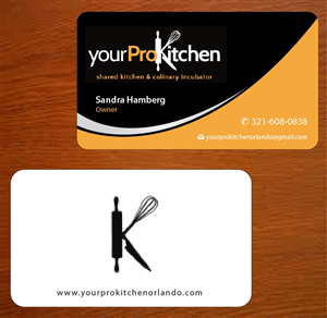 Business Card Design by Joy16589 for Your Pro Kitchen Orlando | Design: #3878426