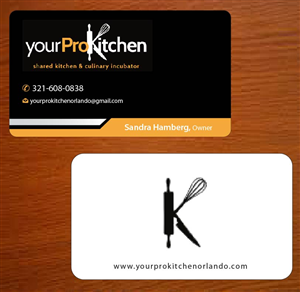 Business Card Design by Joy16589 for Your Pro Kitchen Orlando | Design: #3878447