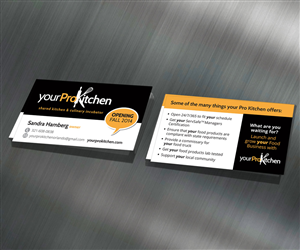 Visitenkarten-Design von quiddity für Your Pro Kitchen Orlando | Design #3889721