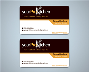 Business Card Design by shaikhdesign for Your Pro Kitchen Orlando | Design: #3876942