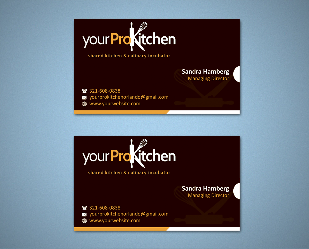 Business Card Design by shaikhdesign for Your Pro Kitchen Orlando | Design #3876955