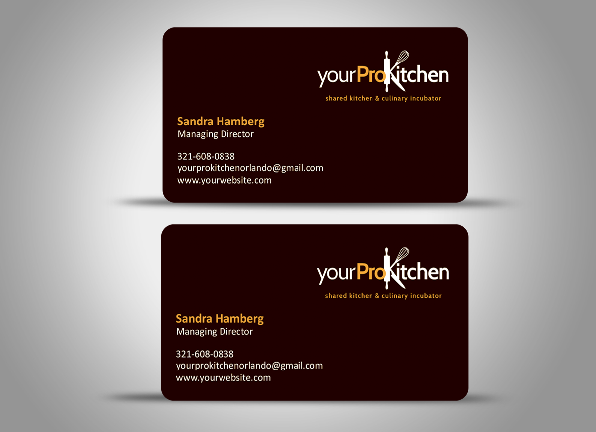 Diseño de Tarjeta de Presentación por shaikhdesign para Your Pro Kitchen Orlando | Diseño #3877195