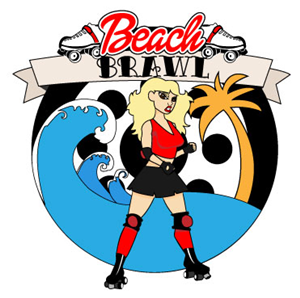 Logo-Design von NiteOwl Designs für Gold Coast Derby Grrls ~ Project Manager Beach Brawl | Design: #3942023