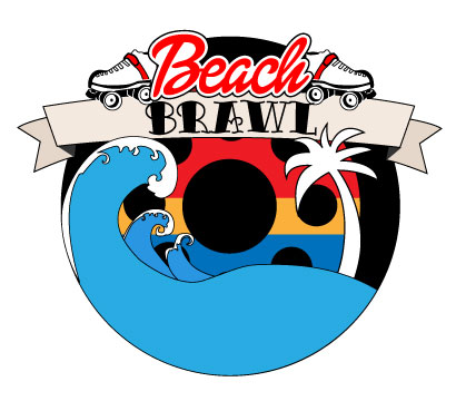 Logo Design by NiteOwl Designs for Gold Coast Derby Grrls ~ Project Manager Beach Brawl | Design #3942075