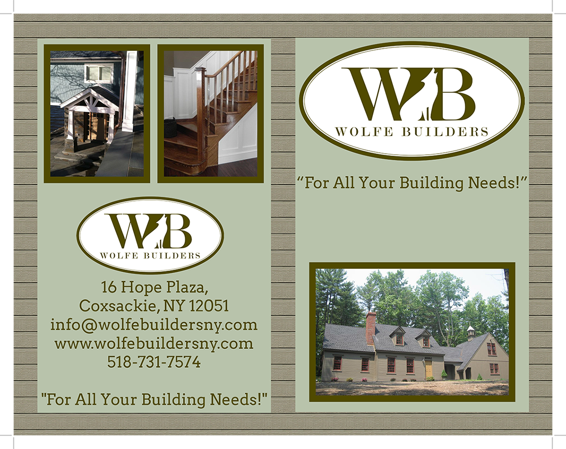 Brochure Design by Hunter Graphics for Wolfe Builders | Design #3892469