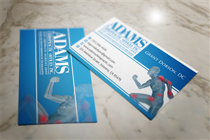 Chiropractic Business Card | Design de Carte de Visite par MT