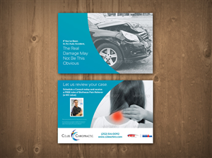 Design de Carte Postale par MNM pour Coles Chiropractic Center, PLLC | Design : #3866052