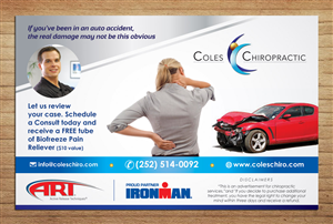 Diseño de Postal por Sbss para Coles Chiropractic Center, PLLC | Diseño: #3882746