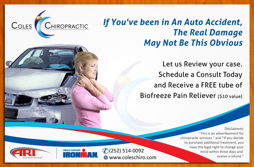 Design de Carte Postale par Sbss pour Coles Chiropractic Center, PLLC | Design #3882756