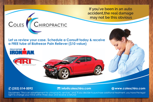 Personal Injury Mailer for a Chiropractic Office | Postcard Design by Sbss