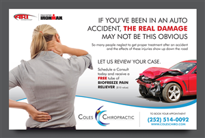 Design de Carte Postale par rkailas pour Coles Chiropractic Center, PLLC | Design : #3934243
