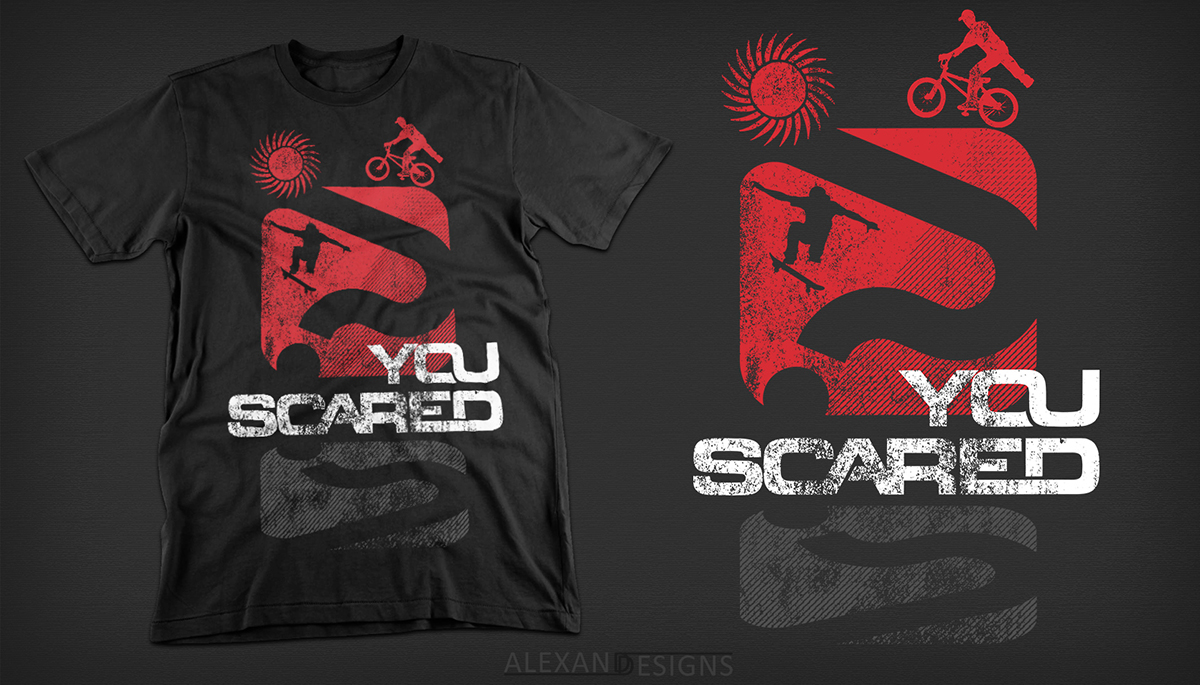 Diseño de Camiseta por ALEXANDESIGNS para You Scared Productions | Diseño #3964559