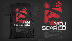T-shirt Design by ALEXANDESIGNS for You Scared Productions | Design: #3964559