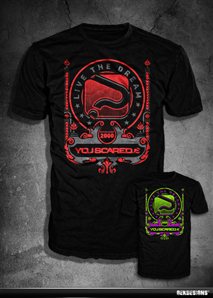 T-shirt Design by gekgrfx for You Scared Productions | Design: #3940671
