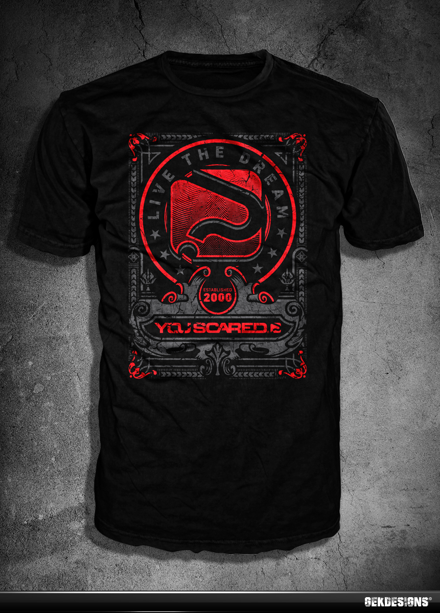 T-shirt Design by gekgrfx for You Scared Productions | Design #3944052
