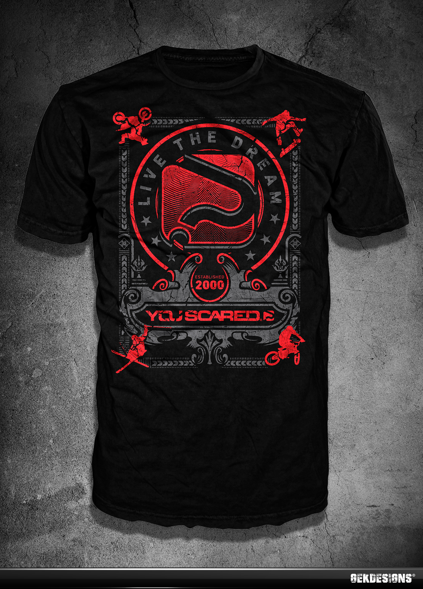 T-shirt Design by gekgrfx for You Scared Productions | Design #4007455