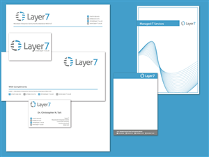 Stationery Design: Layer 7 Integrated Marketing Stationary Design Contest