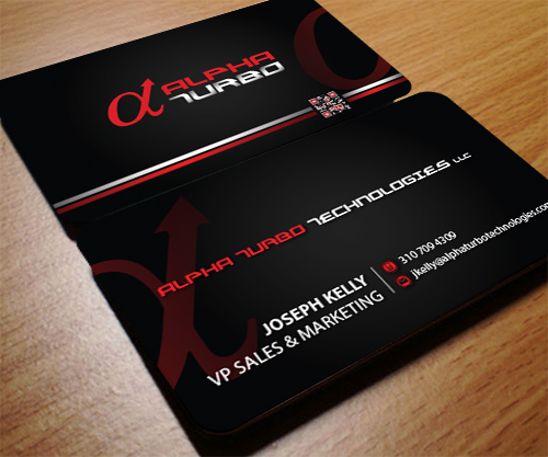Visitenkarten-Design von Aaaron für Alpha Turbo Technologies | Design #4304625