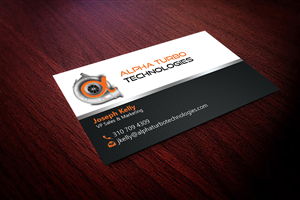 Business Card Design by Hardcore Design for Alpha Turbo Technologies | Design: #3935954