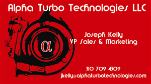 Business Card Design by NLDesign for Alpha Turbo Technologies | Design: #3889699