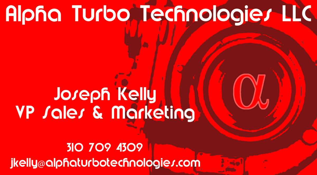 Business Card Design by NLDesign for Alpha Turbo Technologies | Design #3889702