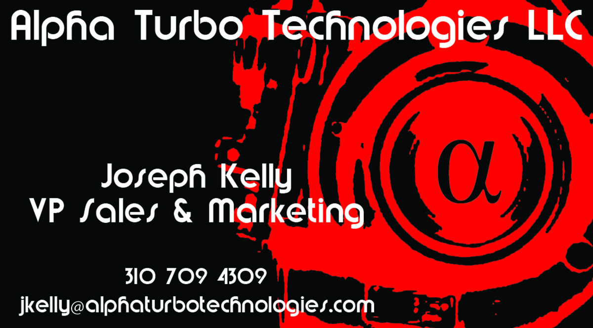 Business Card Design by NLDesign for Alpha Turbo Technologies | Design #3889706