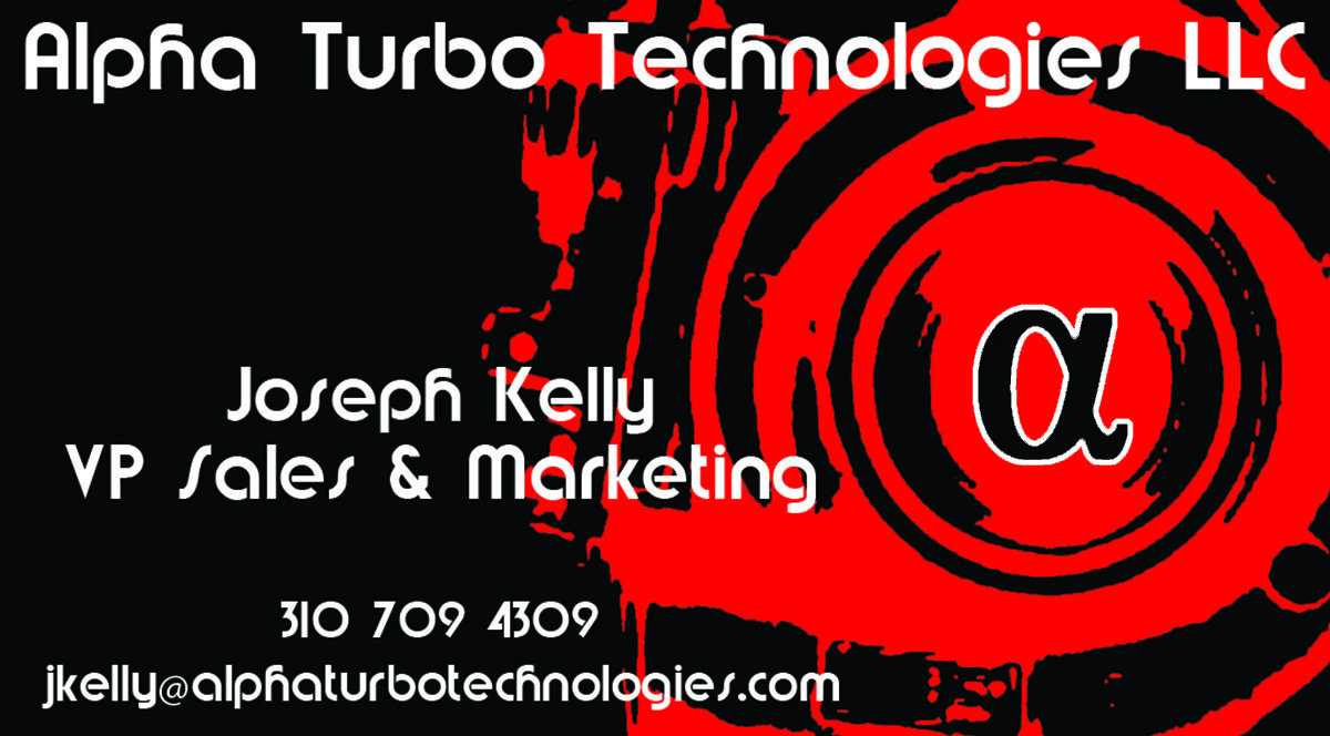 Business Card Design by NLDesign for Alpha Turbo Technologies | Design #3889709