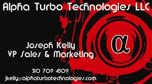 Business Card Design by NLDesign for Alpha Turbo Technologies | Design: #3889709