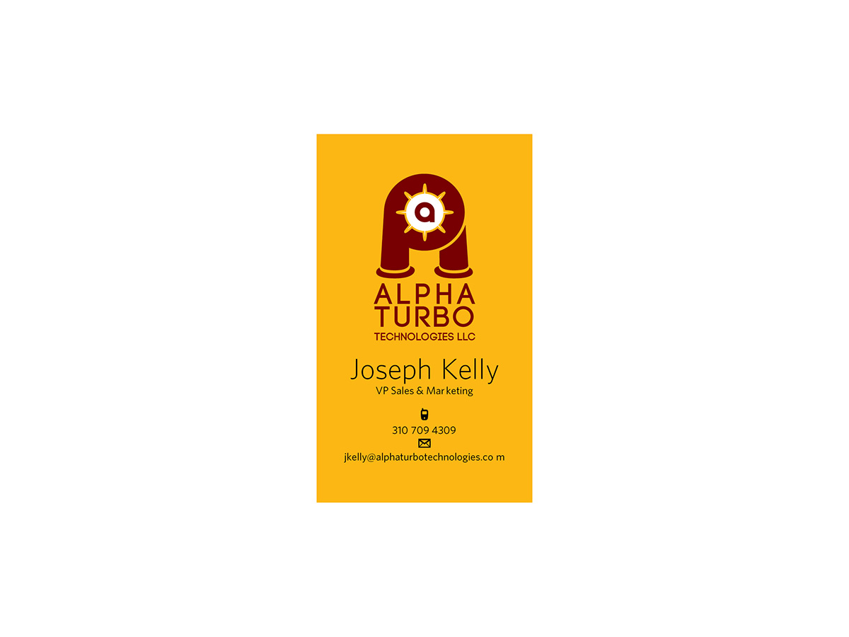 Business Card Design by suestrobel for Alpha Turbo Technologies | Design #3926873