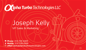 Business Card Design by Razzvan for Alpha Turbo Technologies | Design #3935705