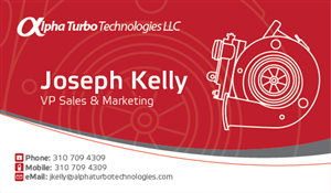 Business Card Design by Razzvan for Alpha Turbo Technologies | Design: #3935785