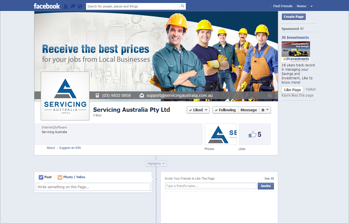 Facebook Design by Web Skippers for this project | Design #3911063