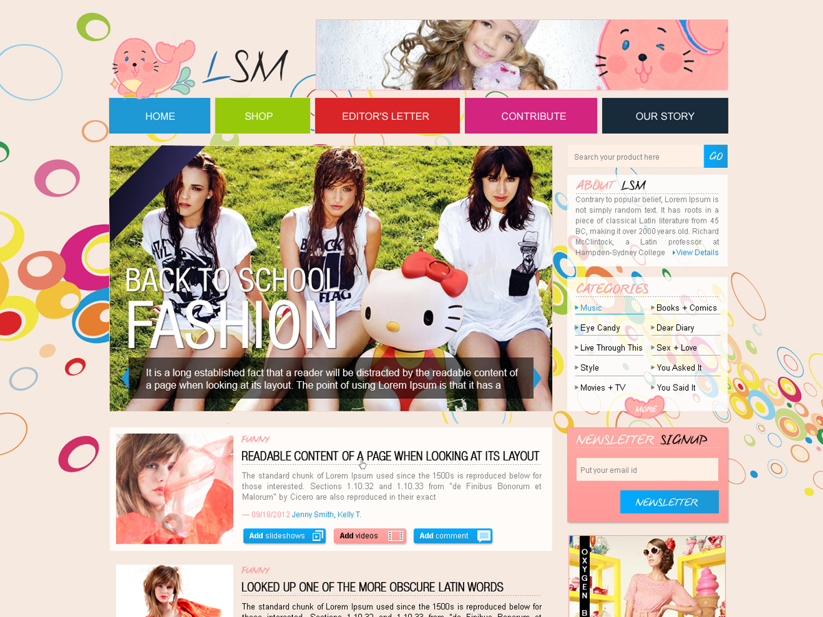 Diseño Web por Pentacle CodeCanvas para LSM | Diseño #1062066