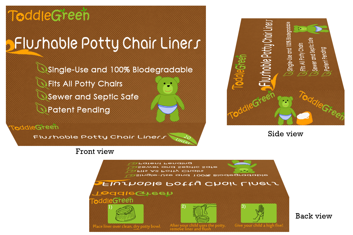 Packaging Design by AJ2901 for ToddleGreen LLC | Design #1038776
