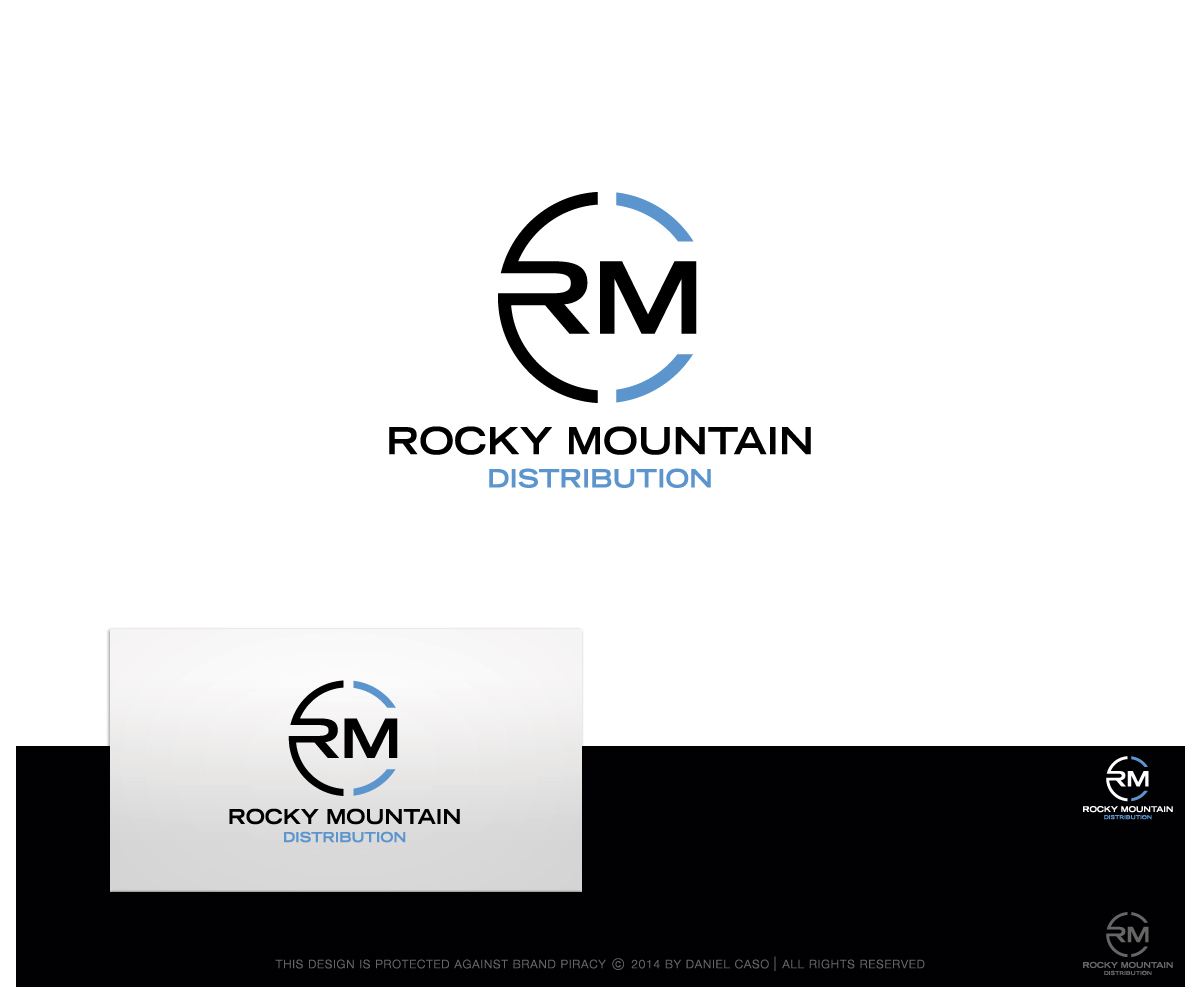 Logo Design by Daniel Caso Design for Rocky Mountain Distibution | Design #3886827