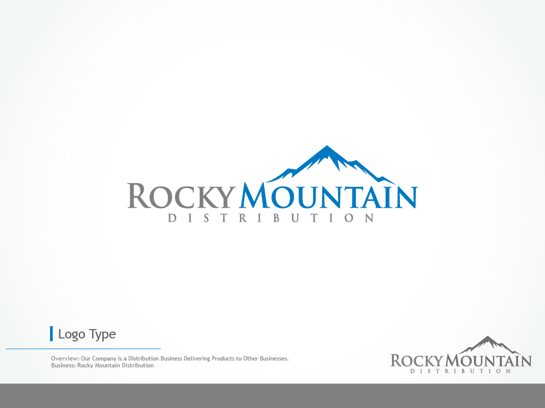 Diseño de Logo por Navd para Rocky Mountain Distibution | Diseño #3879753