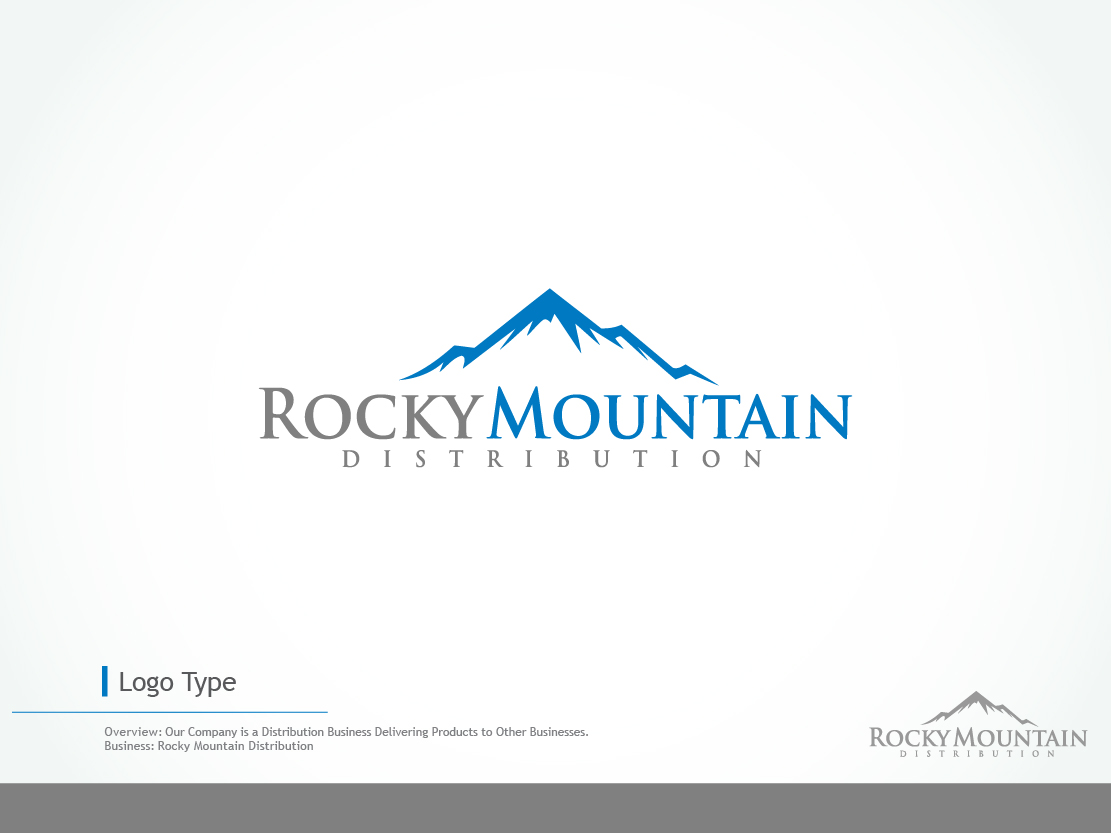 Diseño de Logo por Navd para Rocky Mountain Distibution | Diseño #3883623