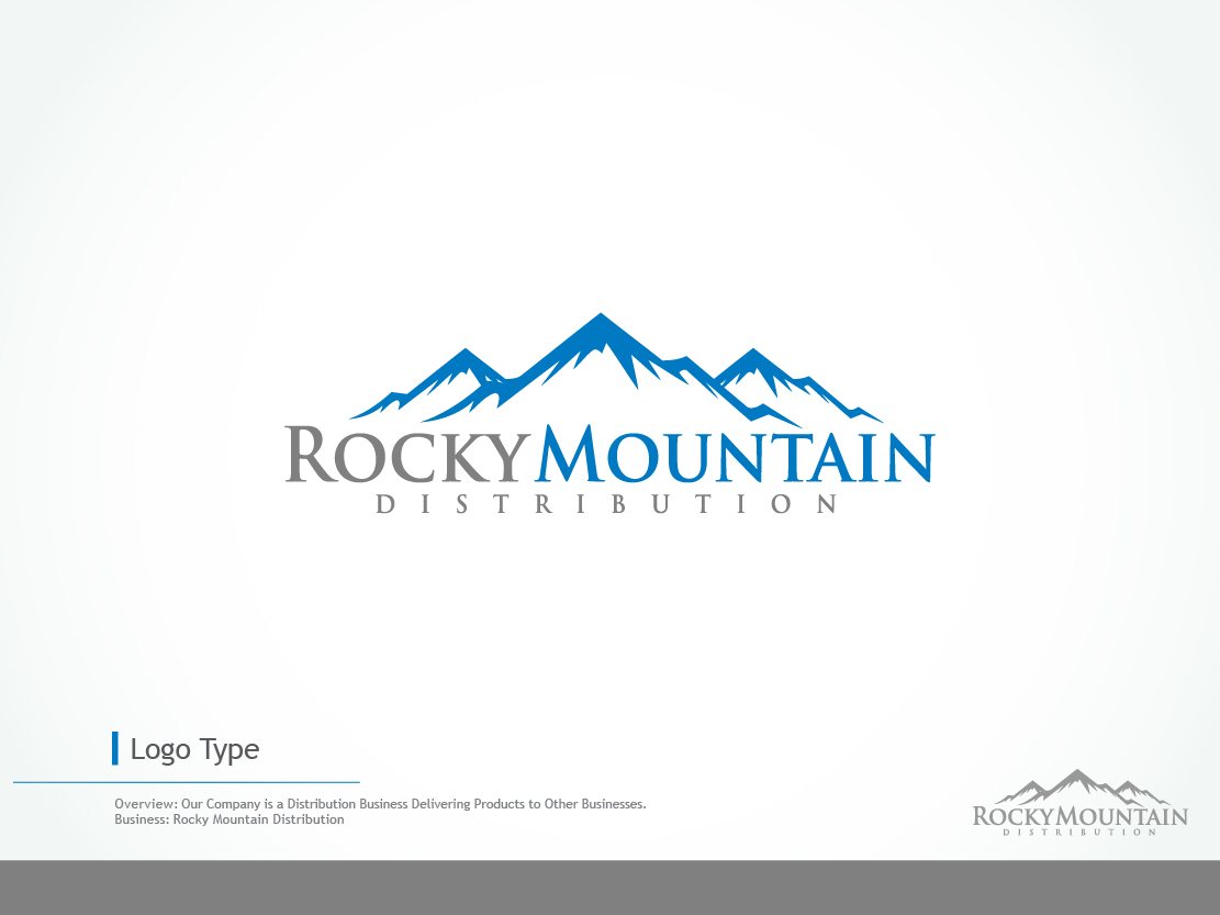 Diseño de Logo por Navd para Rocky Mountain Distibution | Diseño #3883626
