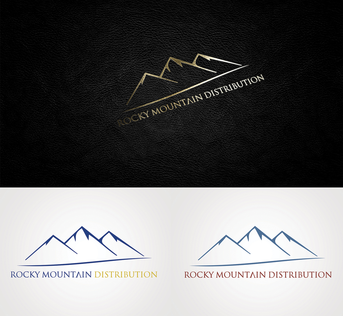 Logo Design by George Avrionov for Rocky Mountain Distibution | Design #3877780