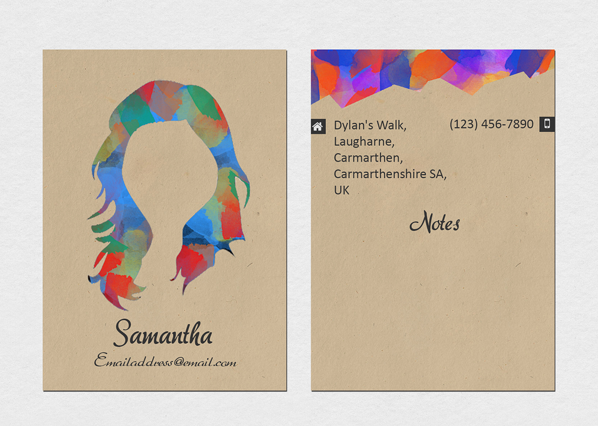 Diseño de Tarjeta de Presentación por Sarath Santosh para este proyecto | Diseño #3877130