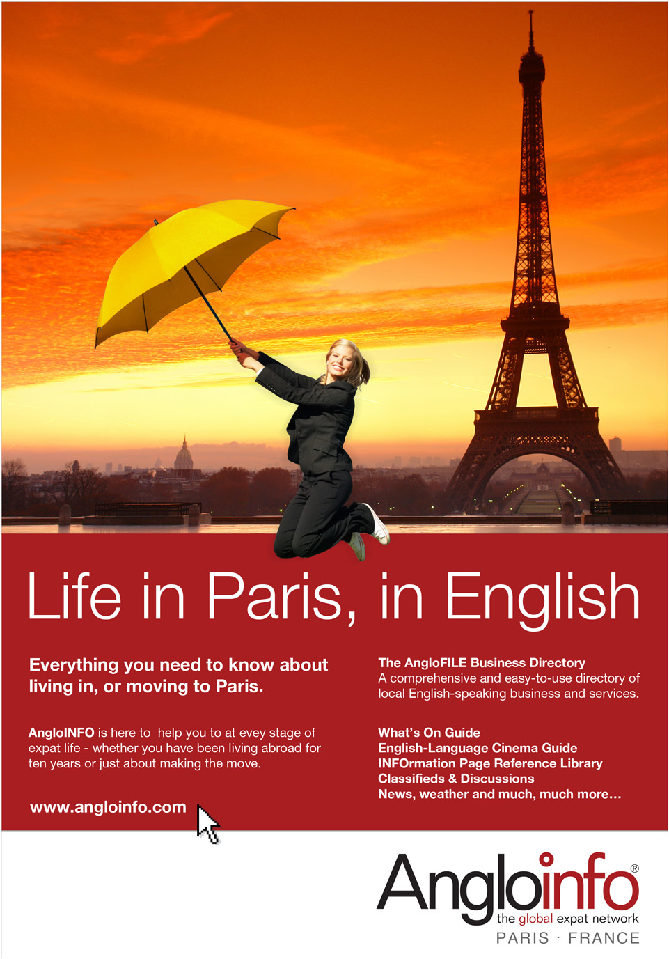 Werbe-Design von purpur für AngloINFO | Design #1087774