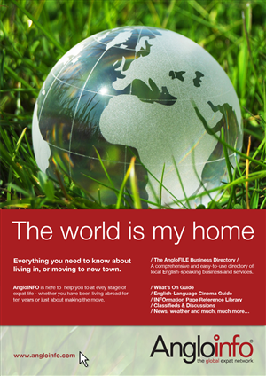 Advertisement Design by purpur for AngloINFO | Design: #1119943