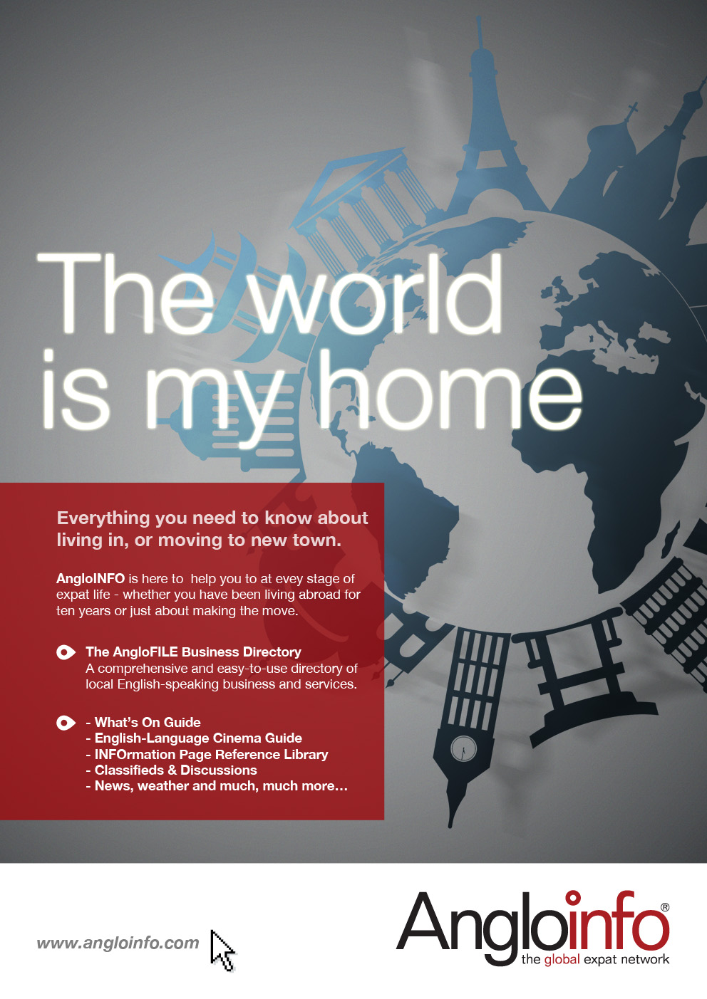 Advertisement Design by purpur for AngloINFO | Design #1119954