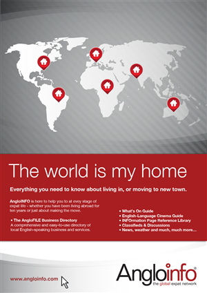 Advertisement Design by purpur for AngloINFO | Design: #1119956