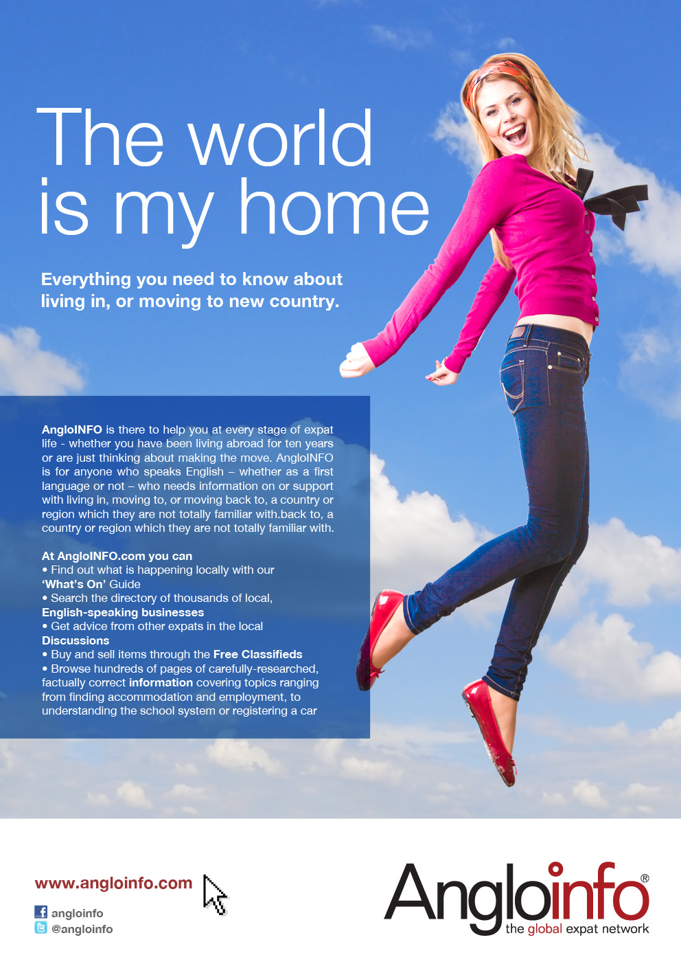 Advertisement Design by purpur for AngloINFO | Design #1123677
