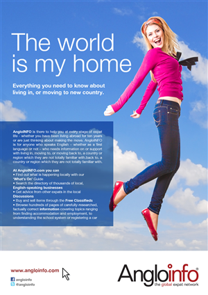 Design Publicitaire par purpur pour AngloINFO | Design : #1123677