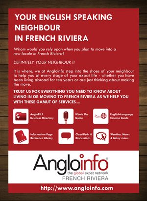 Advertisement Design by Purpletouch for AngloINFO | Design: #1062819