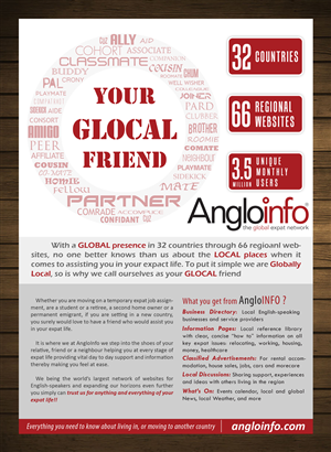 Advertisement Design by Purpletouch for AngloINFO | Design: #1062827